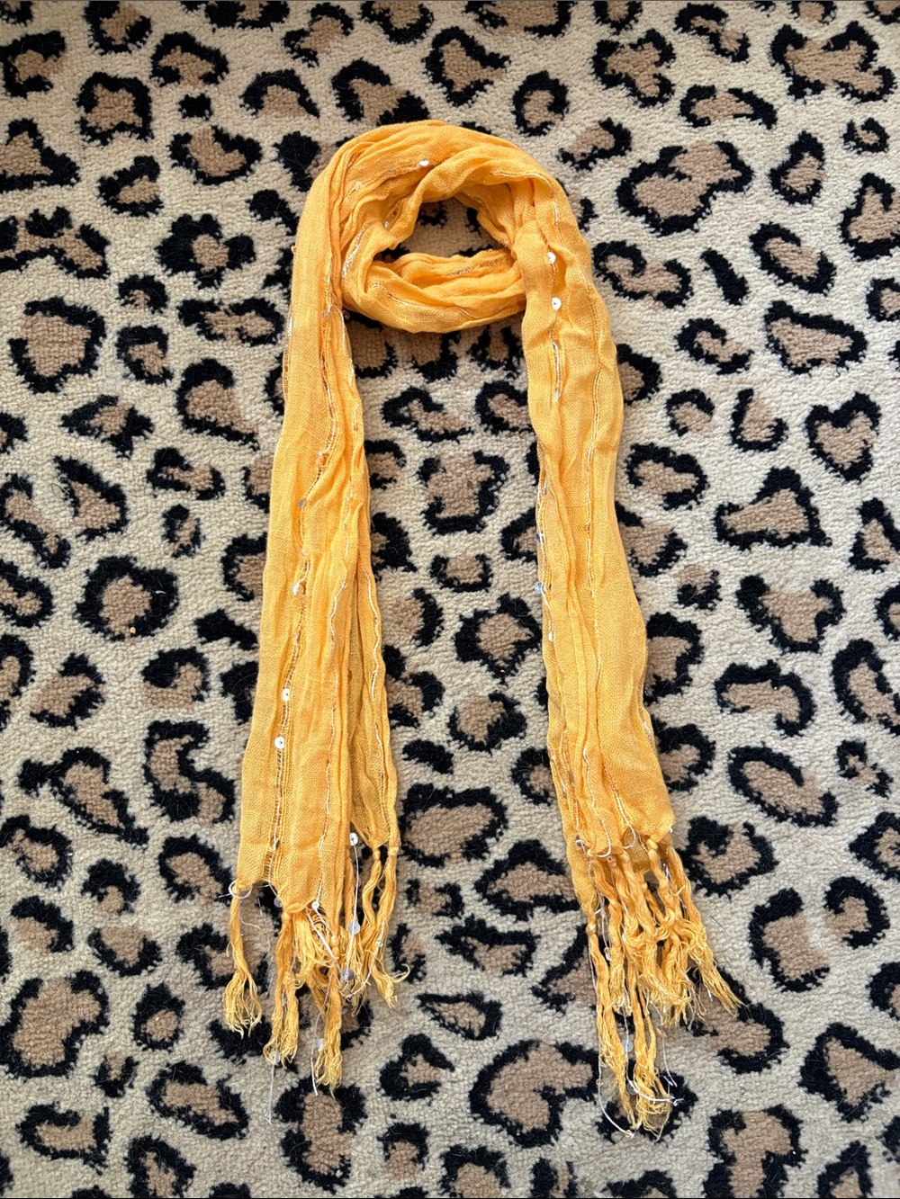 Y2K sequin scarf